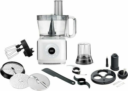 Adler Multifunctional Food Processor 1000W with Pot 3.5lt White