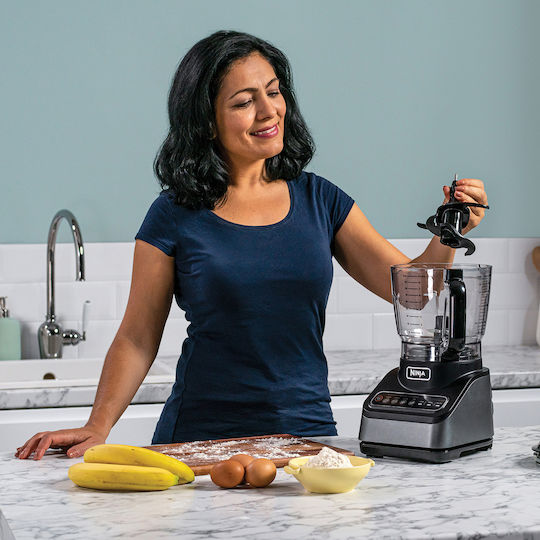 Ninja BN650EU Multifunktions-Food-Prozessor 850W mit Behälter 2.1Es Schwarz