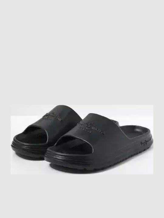Beach Logo Men's Slides Black