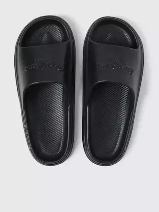 Beach Logo Men's Slides Black