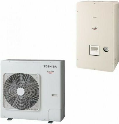 Toshiba Wärmepumpe 11.2kW Dreiphasig 55°C Teilen