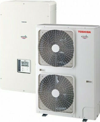 Toshiba Pompa de căldură 11.2kW Trei faze 60°C Split