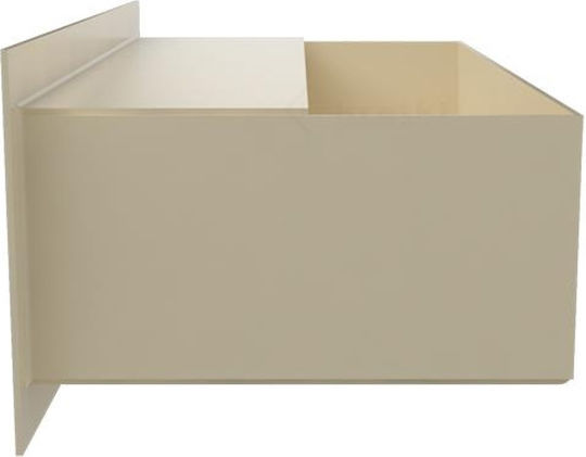 Kratki Ορθογώνια Περσίδα Τζακιού 60x9cm Μπεζ