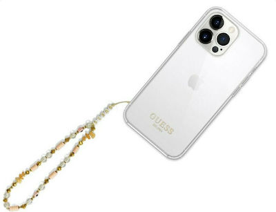 Guess Phone Strap Beads Wrist Strap for Mobile Bohemia Brown