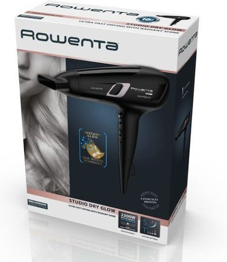 Rowenta Studio Dry Glow Ionic Πιστολάκι Μαλλιών 2300W