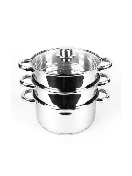Maestro Maestro Βαθιά Ροσφραίερ Κατσαρόλα Ατμού 3lt / 20cm