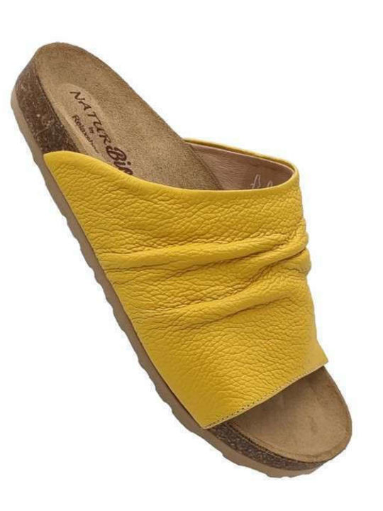 Adam's Shoes Women's Flat Sandals in Yellow Color