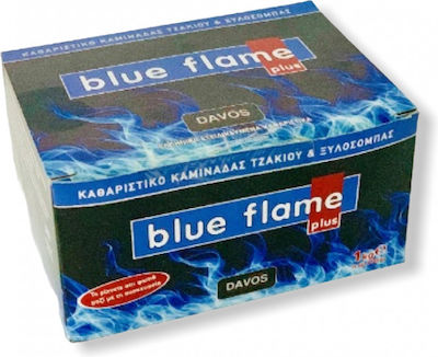 Davos Chemicals Blue Flame Plus Καθαριστική Σκόνη για Καμινάδα Τζακιού 1kg