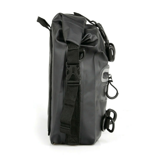 Lampa Waterproof Bag for Rails Motorcycle Soft Bag 30x10x12cm 5L Black