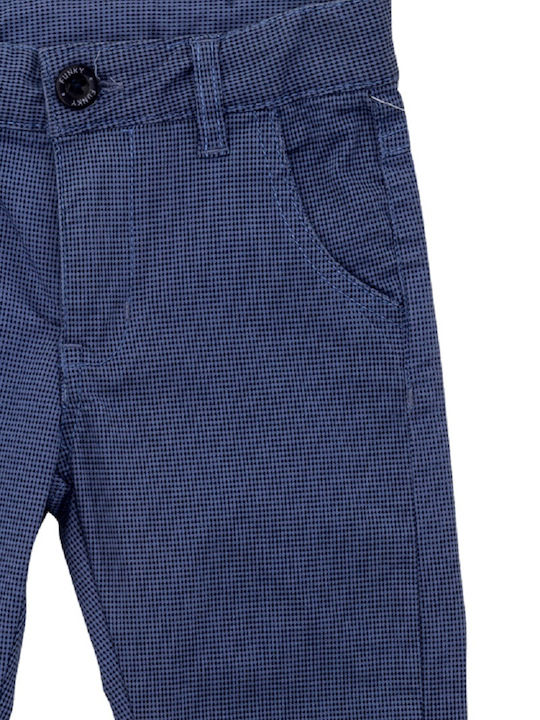 Funky Boys Fabric Trouser Blue