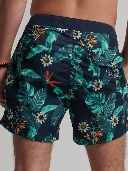 Ovin Vintage Men's Swimwear Shorts Multicolour Floral