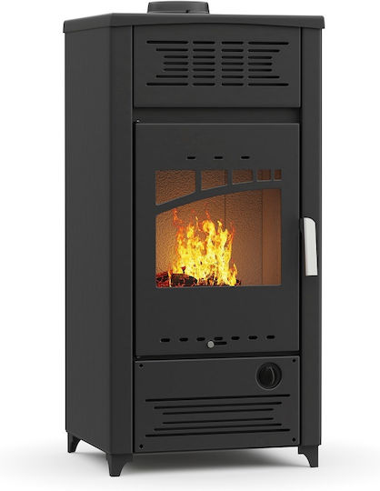Thermogatz GSA 17 Oțel Soba pe lemne Încălzitor de aer 17.1kW Negru