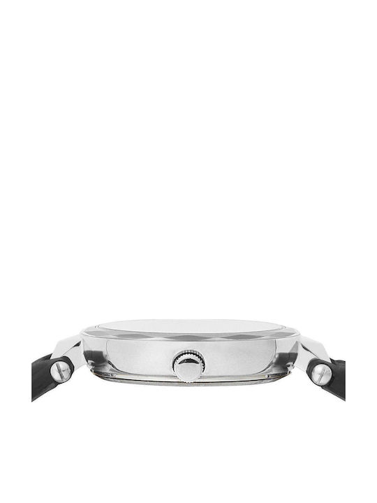 Versus by Versace Covent Garden Petite Дамски Часовник 32mm Кварцов с Черна Кожена Каишка