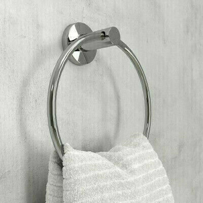 Karag Moderno Κρίκος Μπάνιου Μονός με Βίδες 17x17cm Inox Ασημί Karag Moderno Κρίκος Μπάνιου Μονός με Βίδες 17x17cm Inox Ασημί