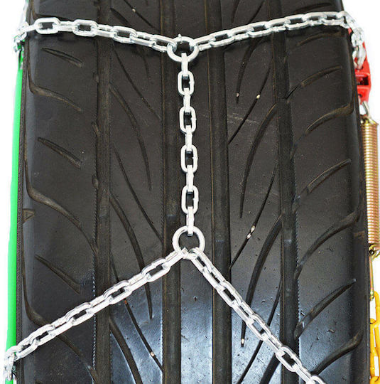 Husky No 100 Anti-slip Chains Thickness 9mm Passenger Car 2pcs