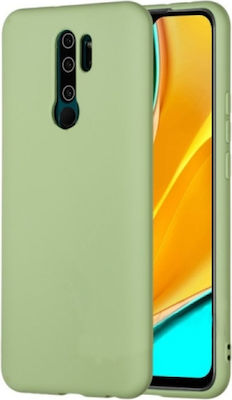 Coperta din spate Silicon Verde (Redmi 9)