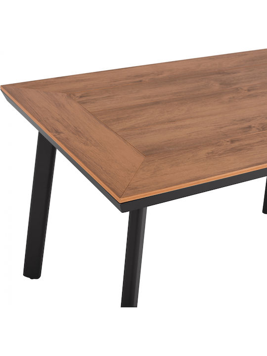 Tisch Stabil Taber Anthracite 120x80x72cm