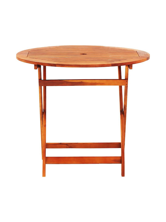 Holztisch Für Kleine Außenräume Zusammenklappbar 90x90x75cm