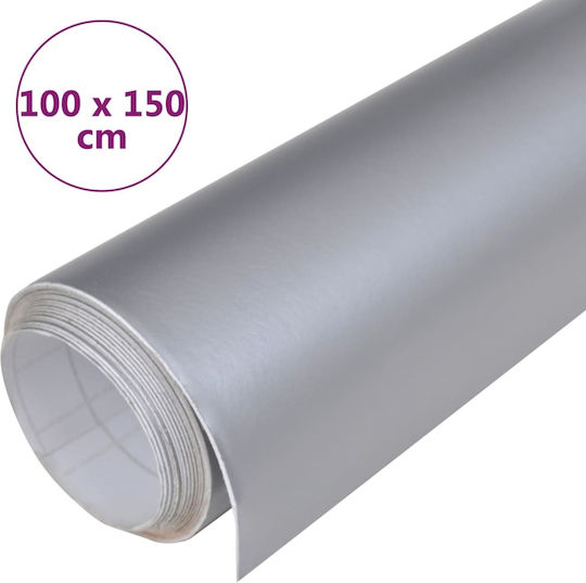 vidaXL Autofolienaufkleber 100 x 150cm in Silber Farbe 1Stück