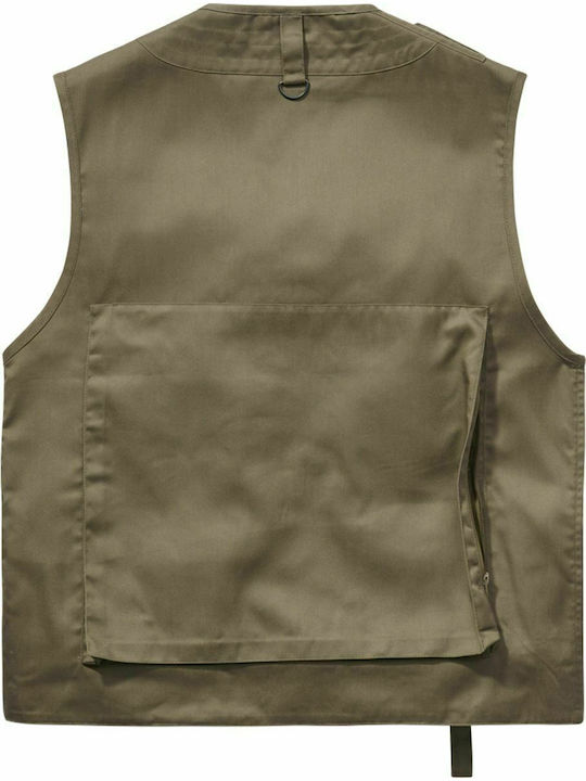 Brandit Hunting Men's Sleeveless Jacket Khaki