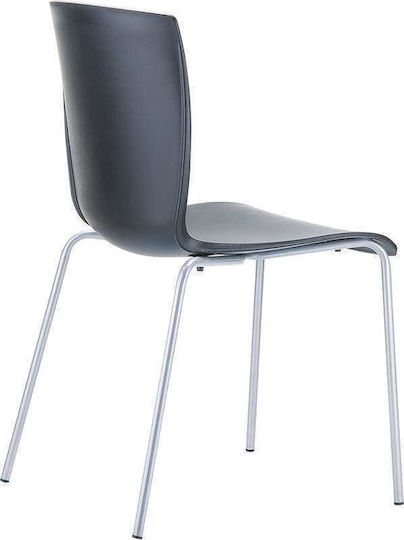 Mio Dining Room Polypropylene Chair Black 47x50x80cm