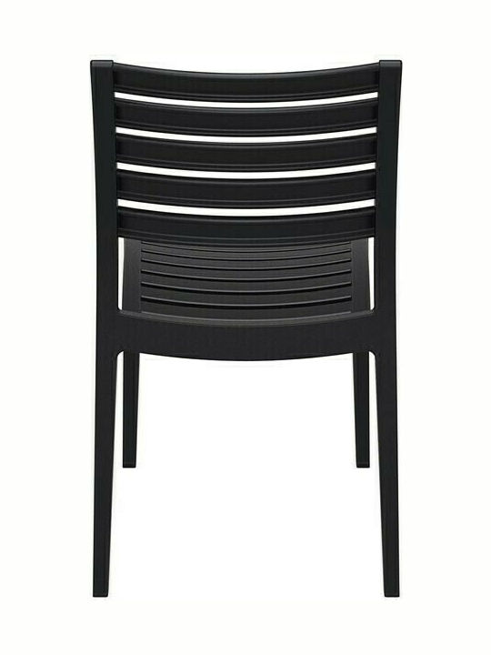 Outdoor-Stuhl Polypropylen Ares Black 48x58x82εκ.
