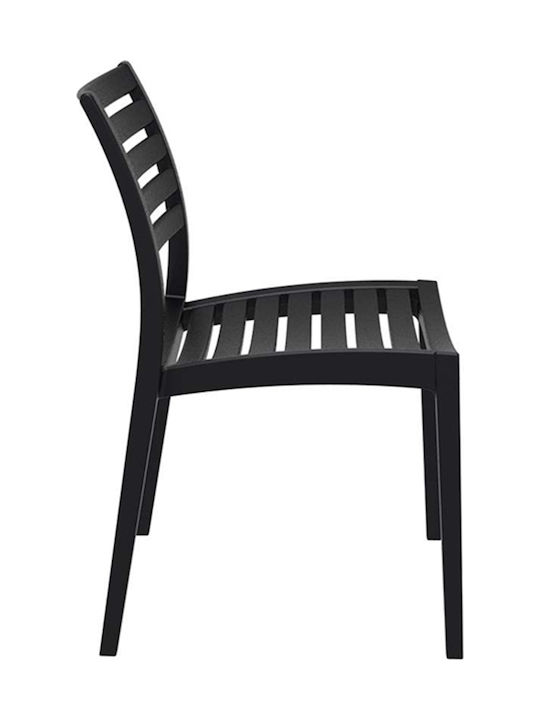 Outdoor-Stuhl Polypropylen Ares Black 48x58x82εκ.