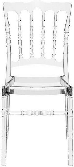 Catering Chair Polypropylene Opera Clear Transparent 061 4pcs 45x52x92cm