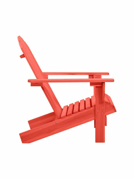 Hölzernes Adirondack Red 1Stück 70x91.5x92cm