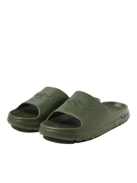 Men's Slides Khaki