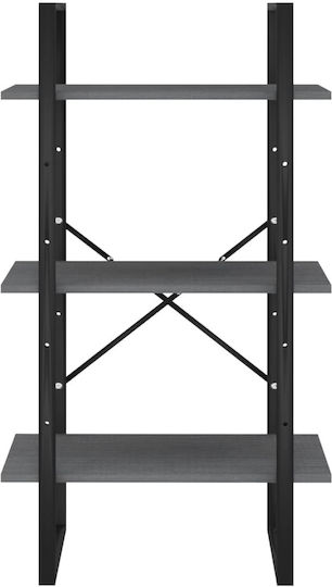 Bibliothek Grau 60x30x105cm