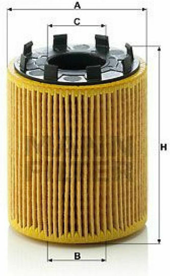 Mann Filter Φίλτρο Λαδιού Αυτοκινήτου για Bmw