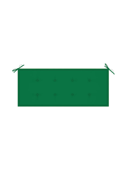 Bench Outdoor Bamboo with Pillows 118x38x45cm