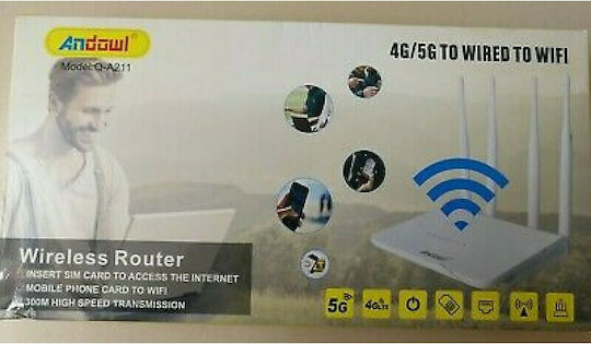 Andowl Q-A211 Router Wireless 3G Wi-Fi 4 Cu 3 Porturi