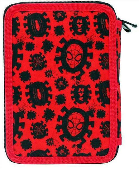 Must Pencil Case Full with 2 Compartments Red