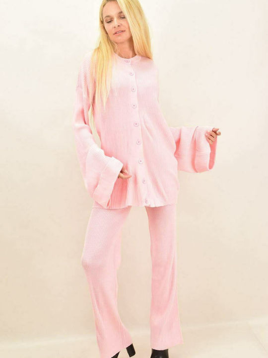 Potre Women's Pink Set with Trousers