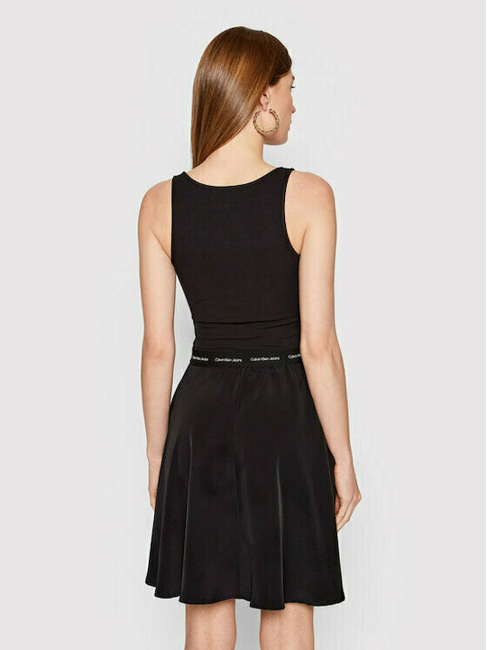 Calvin Klein Mini Summer All Day Dress Sleeveless Black