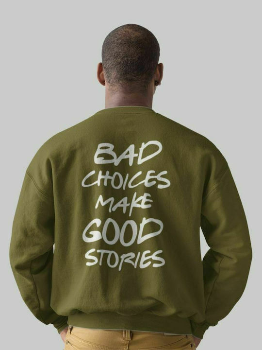 Bad Choices Sweatshirt - WHITE