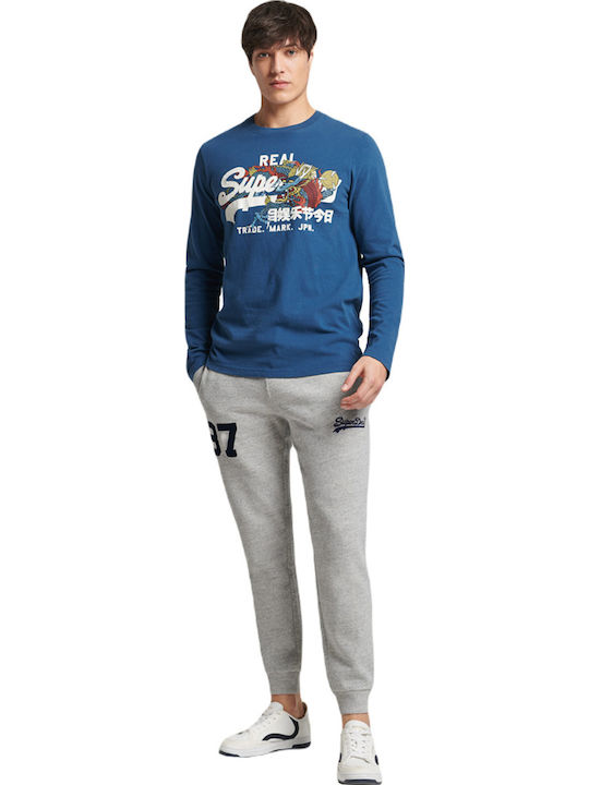 Sweatpants with Elastic Athletic Grey Marl