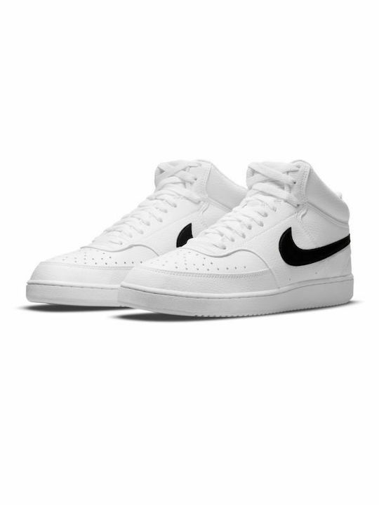 Nike Court Vision Bărbați Cizme White / Black