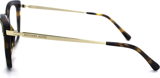 Michael Kors Eyeglass Frame Butterfly Brown Tortoise MK4077 3333