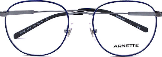 Arnette Metal Eyeglass Frame Navy Blue AN6128 741