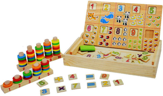 Donuts Educational Game Letters & Numbers made of Wood for 3+ years Years Old
