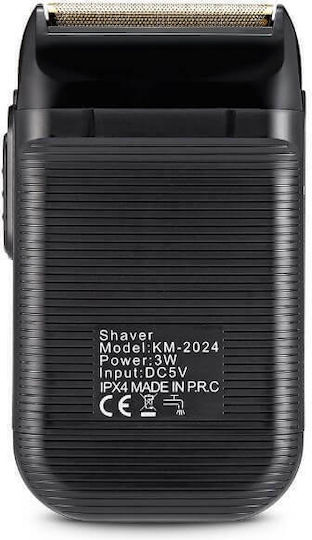 Kemei KM-2024 Foil Ξυριστική Μηχανή Προσώπου Επαναφορτιζόμενη