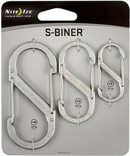 Niteize S-Biner Βοηθητικά Καραμπίνερ 3τμχ