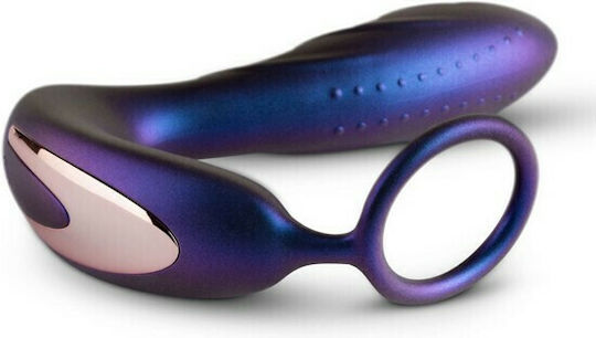 BigBuy Black Hole Vibrating Cock Ring Schwanz mit Analplug Lila
