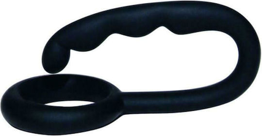 You2Toys Cock Ring with P-spot Stimulator Black