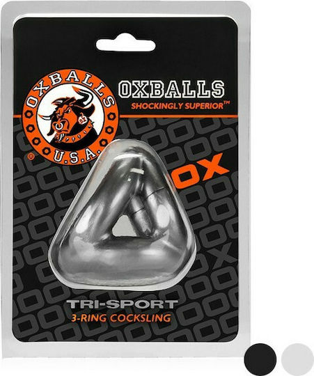 Oxballs Tri-Sport Adjustable Fit Cocksling Clear