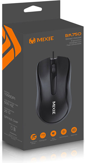 Mixie B760 Verkabelt Maus Schwarz