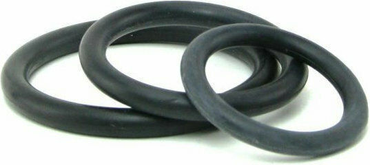 Calexotics Tri-Rings Set Of 3 Black